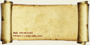 Minja Perošević vizit kartica